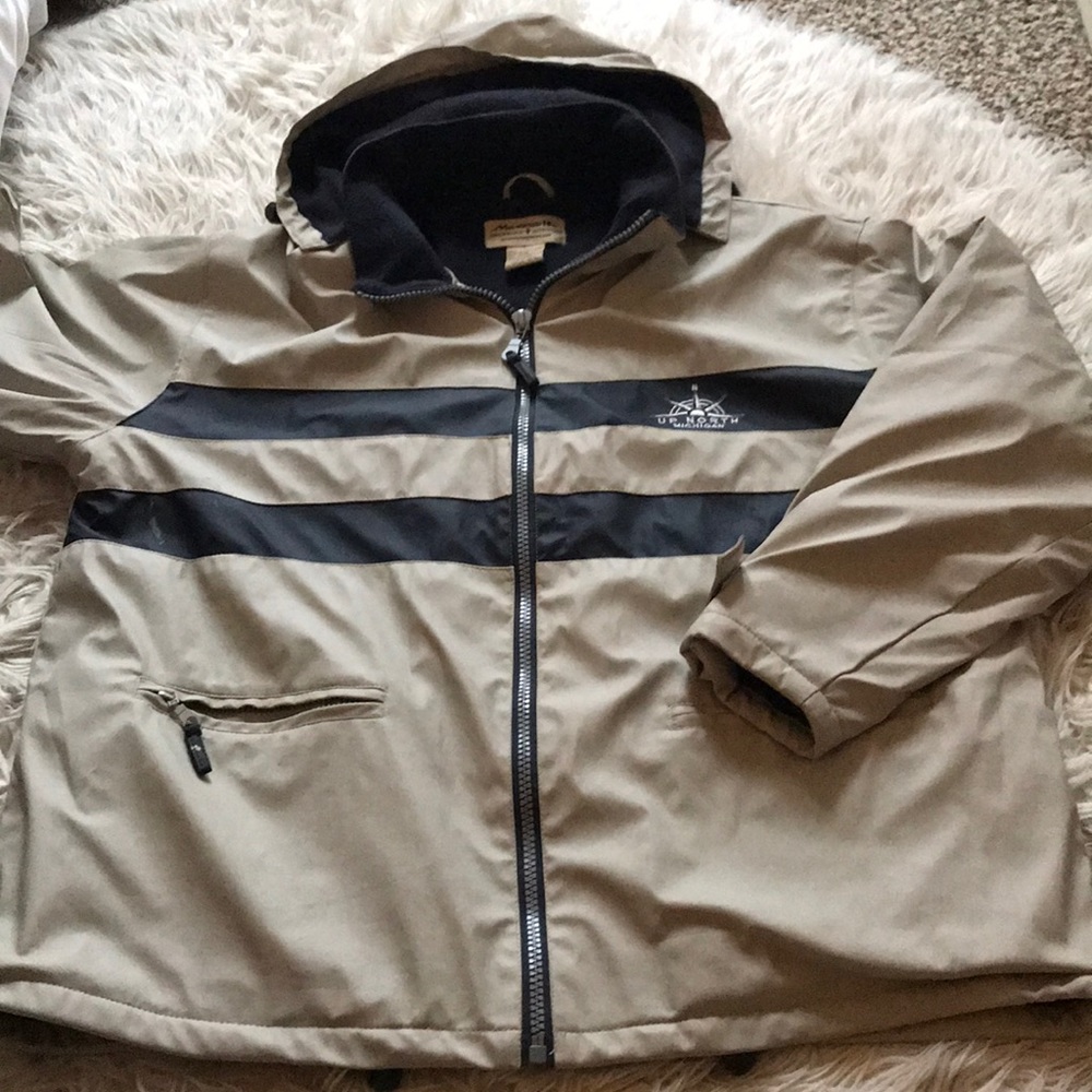 Fleece lined rain coat by Momentum Size L